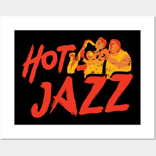 Hot Jazz Colorful Theme Posters and Art